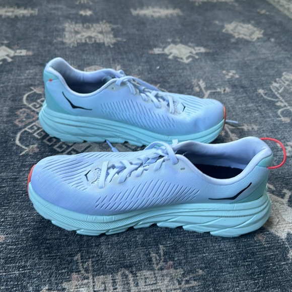 Hoka White and Coral Sneakers - Picture 10 of 10